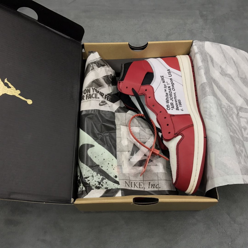 Authentic Air Jordan 1 Off White GS